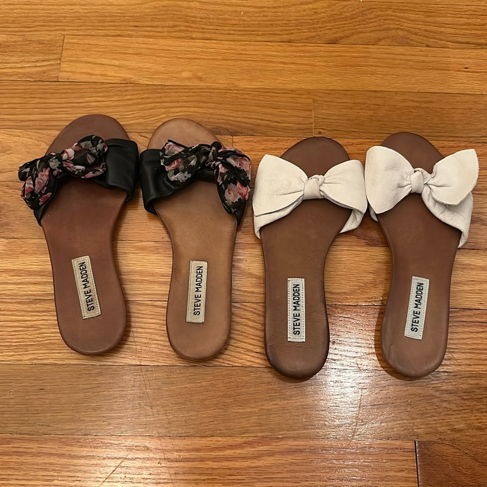 Bow Steve Madden Sandals. Sz 7